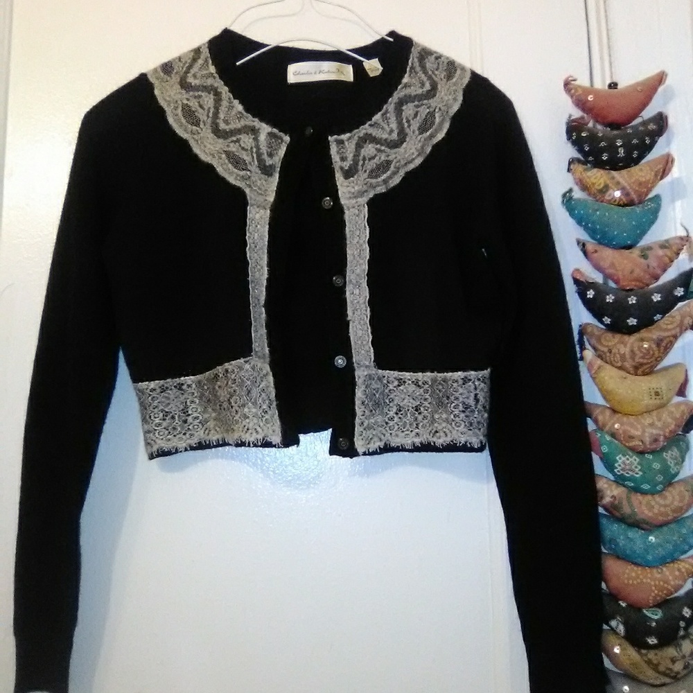 SOLD Anthropologie cropped cardigan